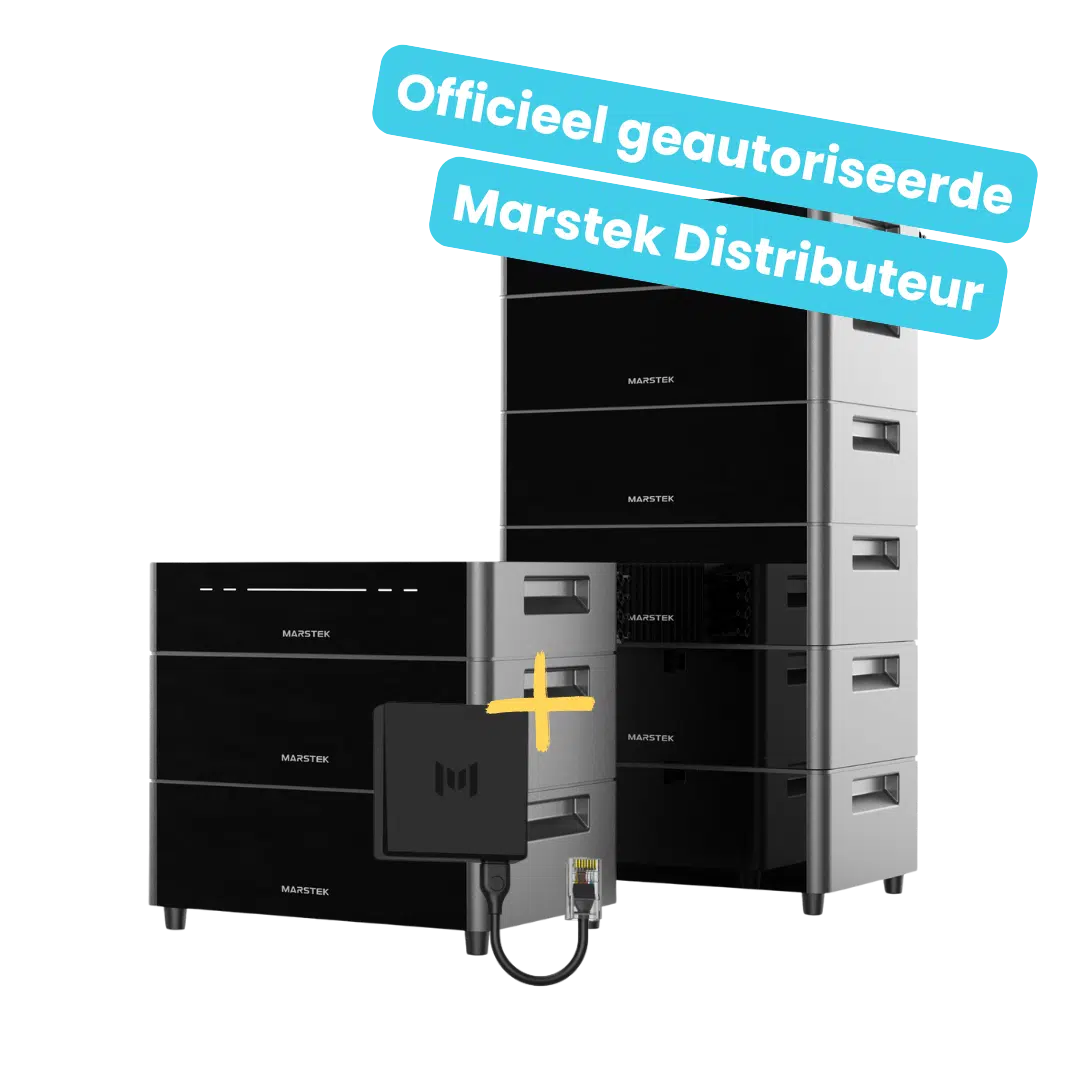 Marstek Venus D aansluitingen voor zonnepanelen en AC-uitgang closeup